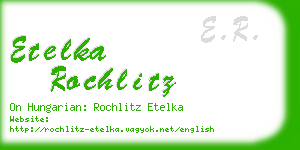 etelka rochlitz business card